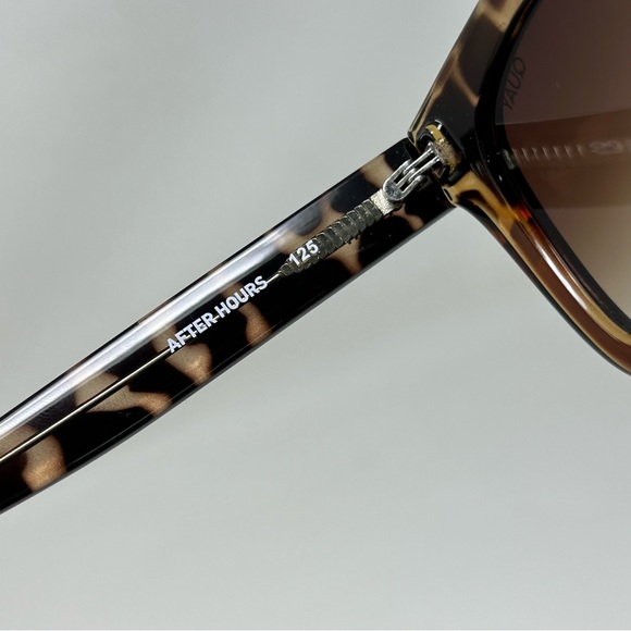 QUAY After Hours Sunglasses Black Tortoise Combo Frame Grey Gradient Fade Lenses - Picture 15 of 15